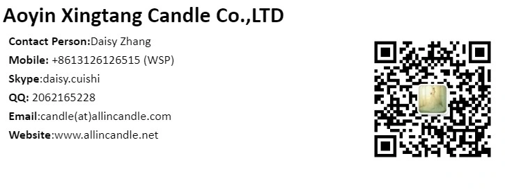 Wholesale 300g Paraffin Wax Stick Fluted Candle Velas