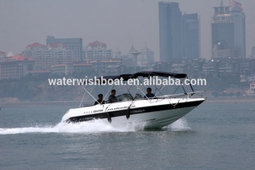 QD 22 bowrider fiberglass open boat with outbaord motor