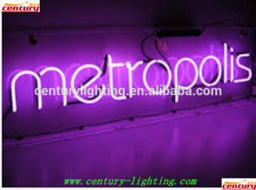 metropolis neon sign