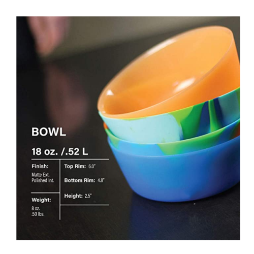 Custom Unbreakable Signice Safe Bowl untuk Luar Indoor