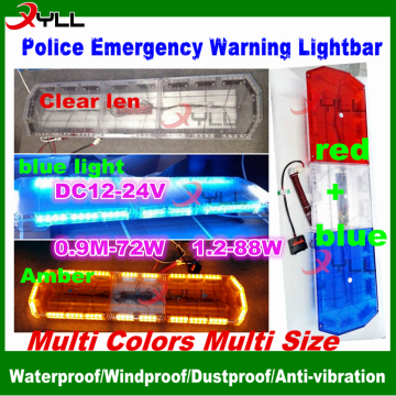 DC12-24V led police used light bar , police warning light bar