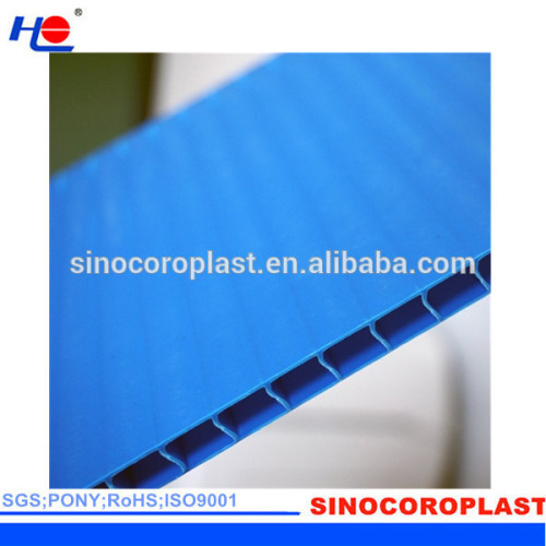 stronger and easy to clean and maintain corrugated plastic polypropylene protective sheet