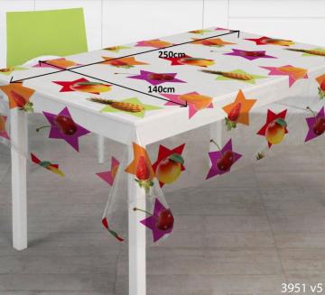 Pvc Printed fitted Zebra table covers