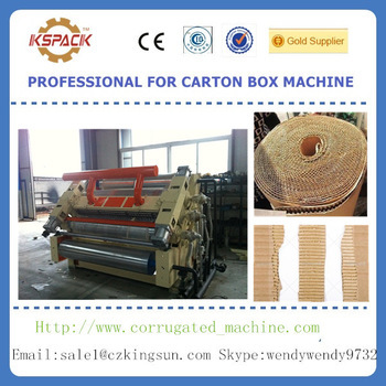 corrugated board sheet making machine