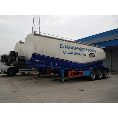 10000 gallon Rơ moóc chở hàng khô bằng khí nén ba trục