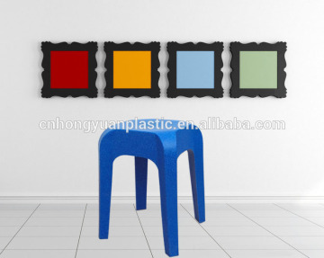 New arrival rotational moulded cheap outdoor plastic chairs armless plastic stacking chair