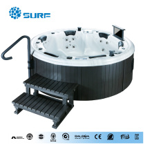 Popular new design us aristech acrylic outdoor spa balboa spa control system bubbles massage spa round massage spa hot tubs