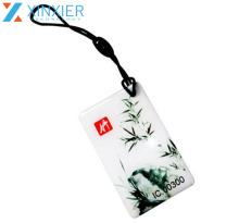 RFID Epoxy Keyfob with Rewritable Proximity Access Control based on EM4305 125KHz Technology