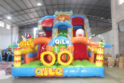 Giant Inflatable Water Slide , Inflatable Slide The City for Crazy, inflatable long water slide