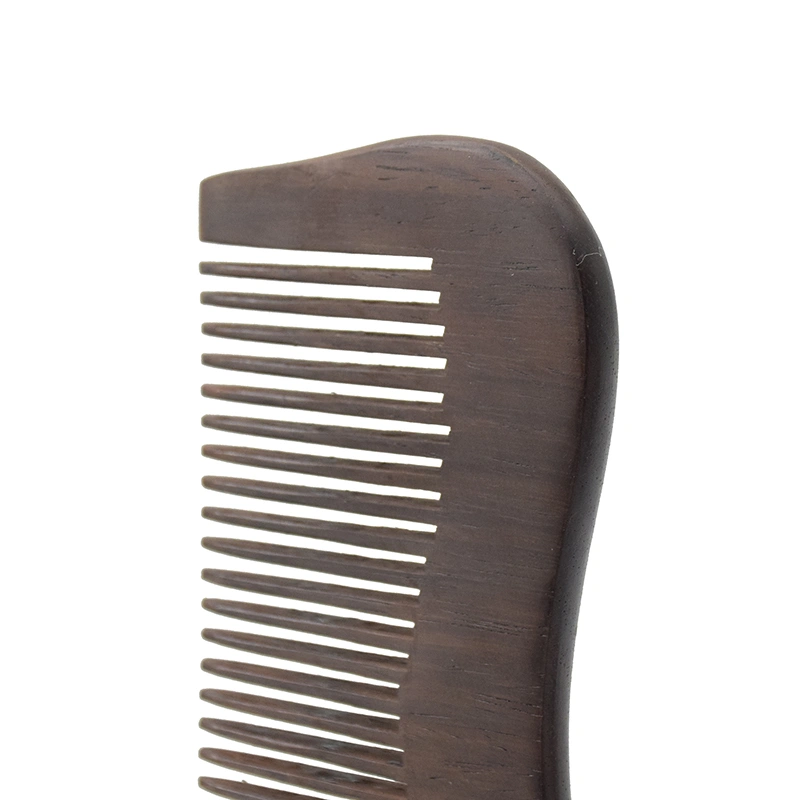 Wholesale Natural Peach Wood Comb Anti-Static Head Massage Beard Hair Care Wooden Tools Beauty Accessories