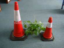 750/500mm PE Plastic Cone, Plastic Tie Rod Cone, Road Safety Cone