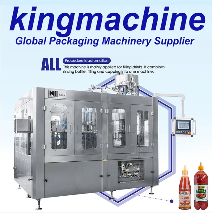 Tomoto Sauce Filling Labeling Machine for Glass Bottle