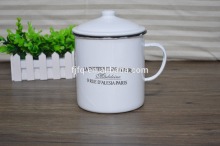 2.1L Big Enamel Mug Coffee Mug Travel Mug