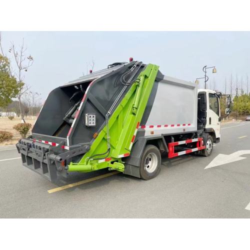 8m3 Nouveau camion de déchets de déchets compacteurs à ordures