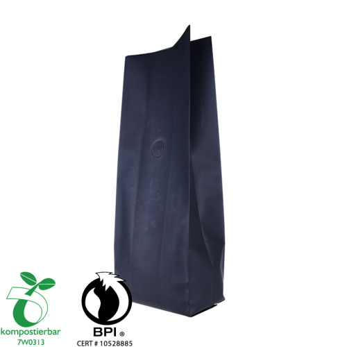 Bolsa de café biodegradable de 500g con impresión termosellada