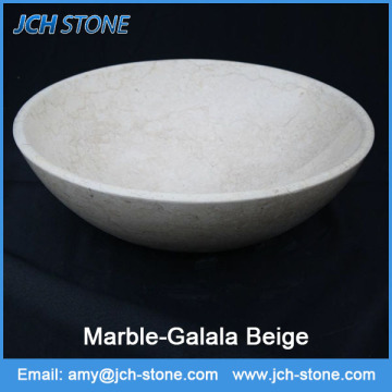 Marble-galala beige marble bathroom sinks                        
                                                Quality Choice