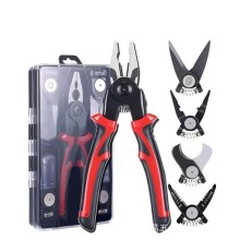 Popular 5-in-1 Exchangeable Head Pliers - Multifunctional Wire Stripping Combination Pliers