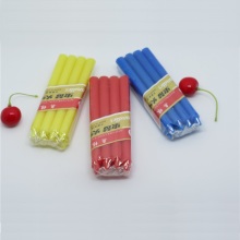 Non Drip Tapered Colour Candles for Decoration