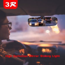 3R Panoramic Rear View Mirror - Clip-On Frameless Wide Angle Mirror
