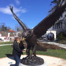 Large size Bronze Eagle Statue