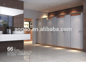 Aogao 66 series compact HPL shower cubicle for gym