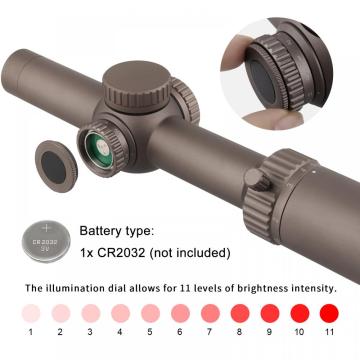 1-8x24 Riflescope with Throw Leverl Zero Reset