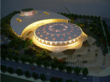 Scale Single Model, Commercial Building Model, Art Museum Model