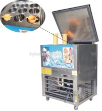 Ice Friends amid the machine