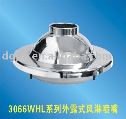 30mm orifice diameter air shower nozzle with exposed orific