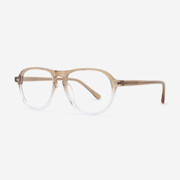 Key-hole Aviator Acetate Unisex Optical Frames