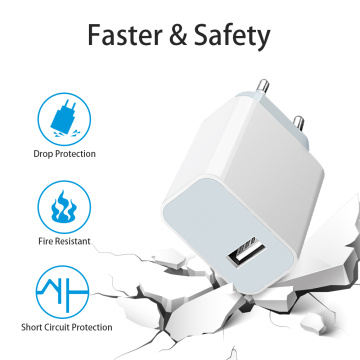 Hot Penjualan 12W 1-port USB Wall Charger Cepat