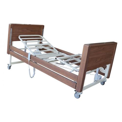 Community Low Profiling Bed with Wooden Side Rails