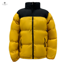 2023 Men's Custom Contrast Color Patchwork Windproof Waterproof Goose Down Jackets