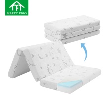 Foldable Cooling Memory Foam Crib Mattress Topper for Pack N Play