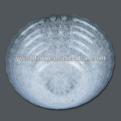 PS injection plate disposable plastic plate