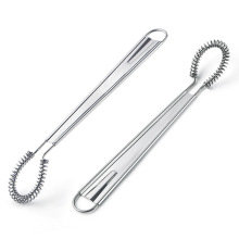 Stainless Steel Egg Beater Spring Hand Mixer for Kitchen Gadgets