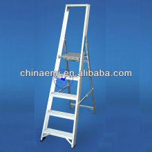 8 step Aluminium Platform Step Ladders BS2037 Class1