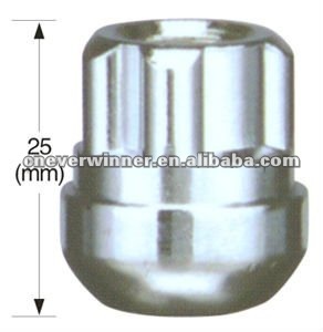 Open-end Spline lug nut