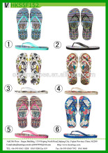 Ladies New Thongs Rubber Slippers Digital Print Flip Flop Thongs