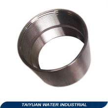 Grooved end cap and socket plug butt welded pipe fitting