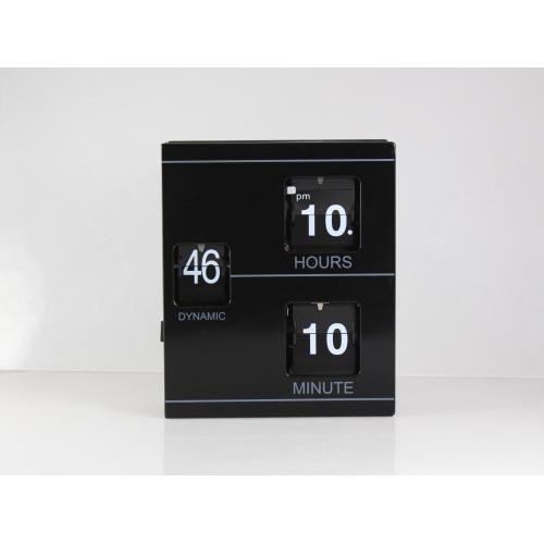 Metallbuchform Flip Clock