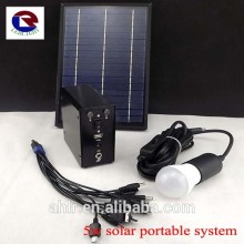 5w solar mobile charging system for home emergency