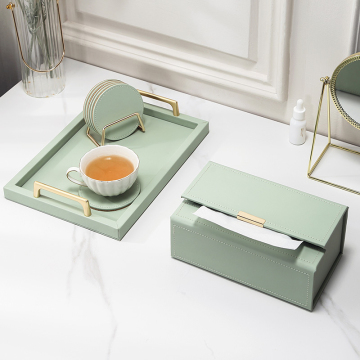 Professional PU Leather Office Gift Set - Leather Desk Accessories