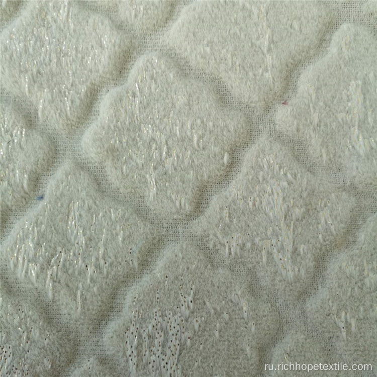 Роскошная короткая плюшевая бархатная ткань PV с тиснением