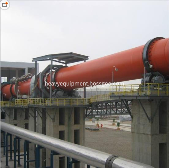 Rotary kiln for quicklime