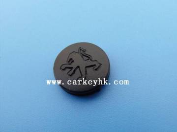 Wholesale key pad for peugeot key button logo remote button rubber key pad