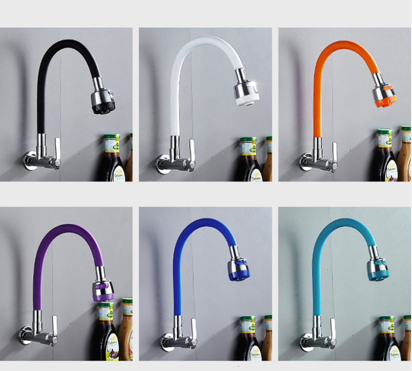 Maggie: Wall mounted kitchen faucet tap cold water only factory wholesale flexible hose kitchen faucet tap