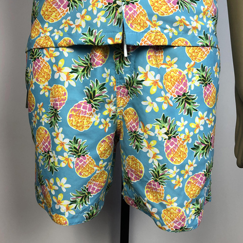 Shorts de plage à motifs imprimés de style Hawaii Shorts de plage