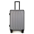 abs printed black hard shell wheel luggage