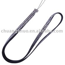 Promotion PU Crystal Cell Phone Lanyard